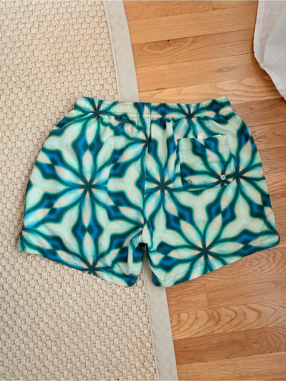 Gimaguas Men's Green Swim Shorts - Picture 2 of 4